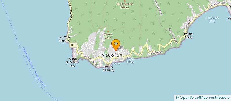 localisation de l'entreprise SERVICES DOM PLUS à VIEUX-FORT