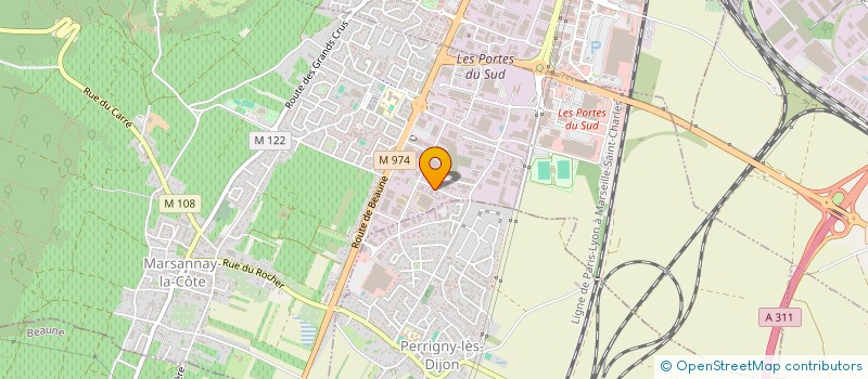 localisation de l'entreprise SERVICES DOMICILE 21  PLOMBIERES-LES-DIJON