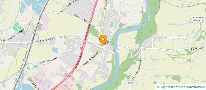 localisation de l'entreprise SERVICES@DOMICILE31  NOE