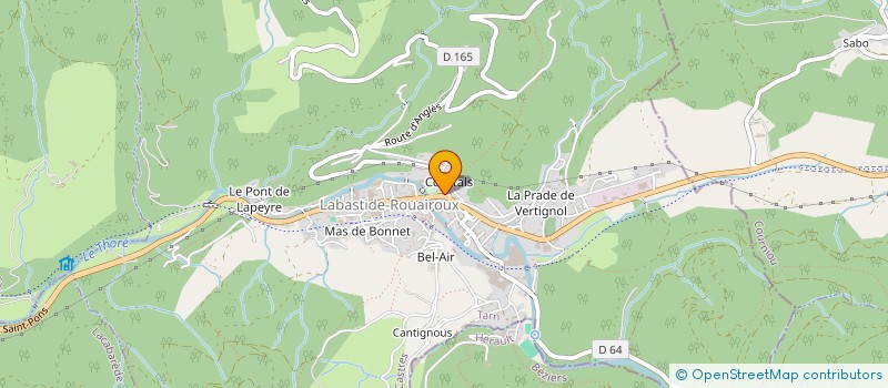 localisation de l'entreprise SERVICES DU COEUR BASTIDIEN  LABASTIDE-ROUAIROUX