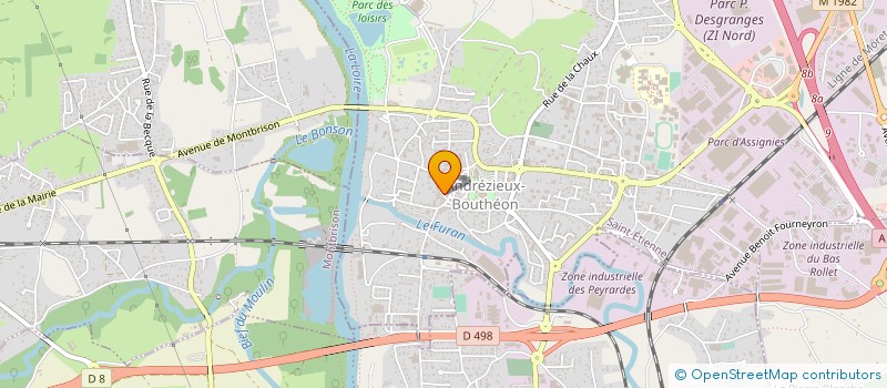 localisation de l'entreprise SERVICES DU FOREZ  SAINT-JUST-SAINT-RAMBERT