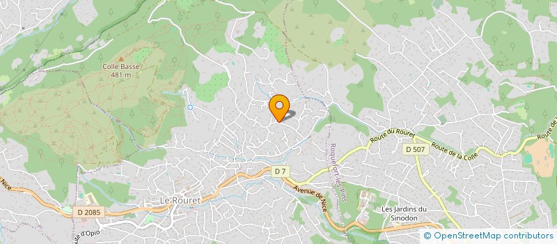 localisation de l'entreprise SERVICES DURABLES IMMOBILIERS  LE ROURET