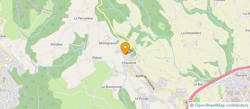 localisation de l'entreprise SERVICES ECOLOGIQUES AUTO LOIRE  SAINT-CHAMOND