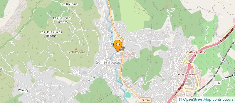 localisation de l'entreprise SERVICES ELEC 83 à SOLLIES-TOUCAS