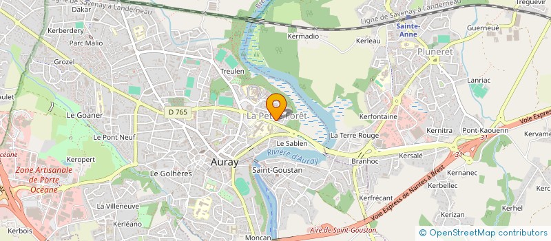 localisation de l'entreprise SERVICES EMPLOIS FAMILIAUX à AURAY