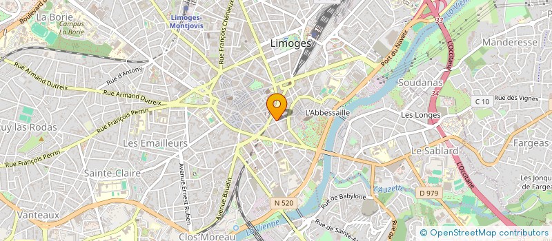localisation de l'entreprise SERVICES EN HAUTE-VIENNE à LIMOGES