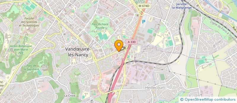 localisation de l'entreprise SERVICES ENERGETIQUES ET ENVIRONNEMENTAUX DE VANDOEUVRE (EN ABREGE) S.E.E.V. à VANDŒUVRE-LES-NANCY