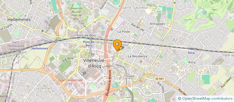 localisation de l'entreprise SERVICES ENERGIES à VILLENEUVE-D'ASCQ