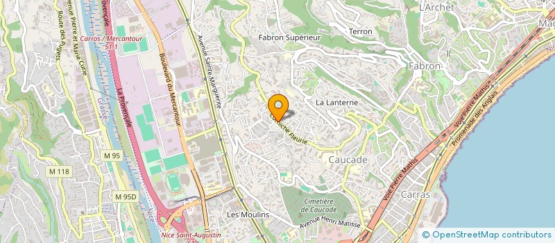 localisation de l'entreprise SERVICES ENTREPRISES LOGISTIQUES à NICE