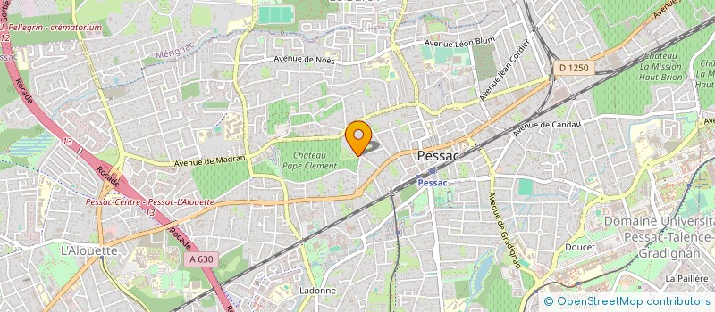 localisation de l'entreprise SERVICES ENVIRONNEMENT SUD OUEST à PESSAC