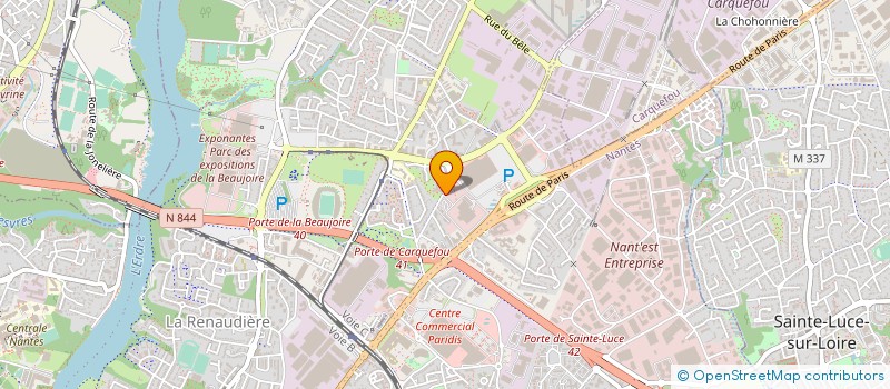 localisation de l'entreprise SERVICES EPARGNE ENTREPRISE à NANTES