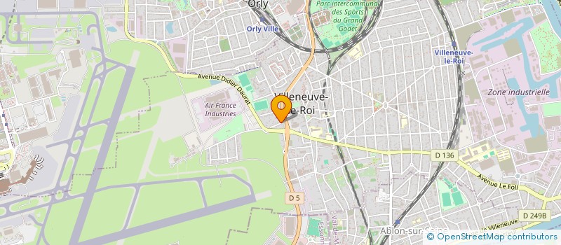 localisation de l'entreprise SERVICES ET AIDES GENERALES A L'HABITATION à VILLENEUVE-LE-ROI