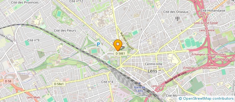 localisation de l'entreprise SERVICES ET COMMERCES ARTOIS DOUAISIS  LENS