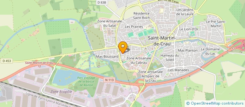 localisation de l'entreprise SERVICES ET DEPANNAGES HP à SAINT-MARTIN-DE-CRAU