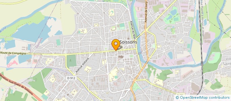localisation de l'entreprise SERVICES ET DISTRIBUTION à SOISSONS