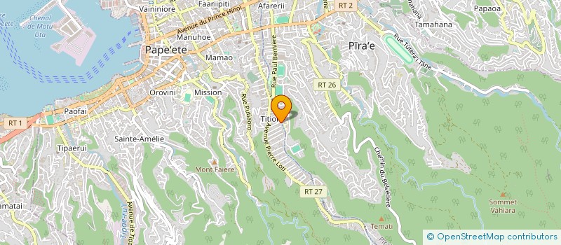 localisation de l'entreprise SERVICES ET DISTRIBUTION à PAPEETE