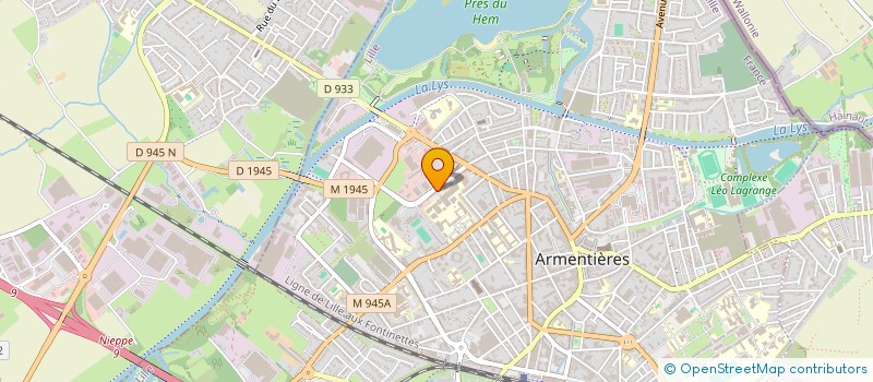 localisation de l'entreprise SERVICES ET GESTION  ARMENTIERES