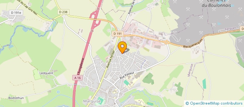 localisation de l'entreprise SERVICES ET MAINTENANCE DES UNITES DE VALORISATION ENERGETIQUE  MARQUISE