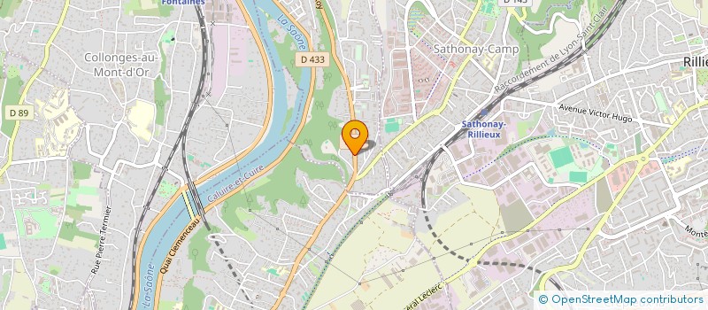 localisation de l'entreprise SERVICES ET MARCHE  FONTAINES-SUR-SAONE