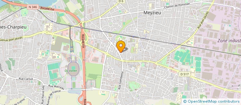 localisation de l'entreprise SERVICES ET RENOVATION à MEYZIEU