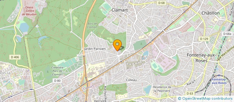 localisation de l'entreprise SERVICES ET SERENITE à CLAMART