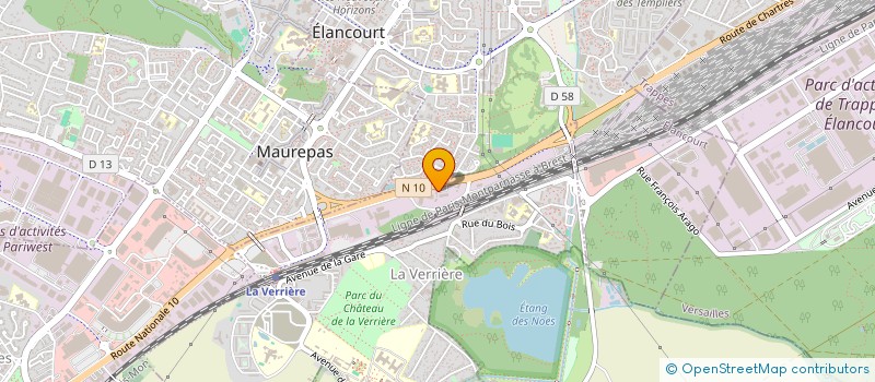 localisation de l'entreprise SERVICES ET TRANSACTIONS AUTOMOBILES à LA VERRIERE