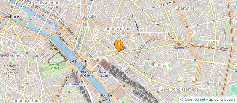 localisation de l'entreprise SERVICES ET TRAVAUX DU BATIMENT à PARIS