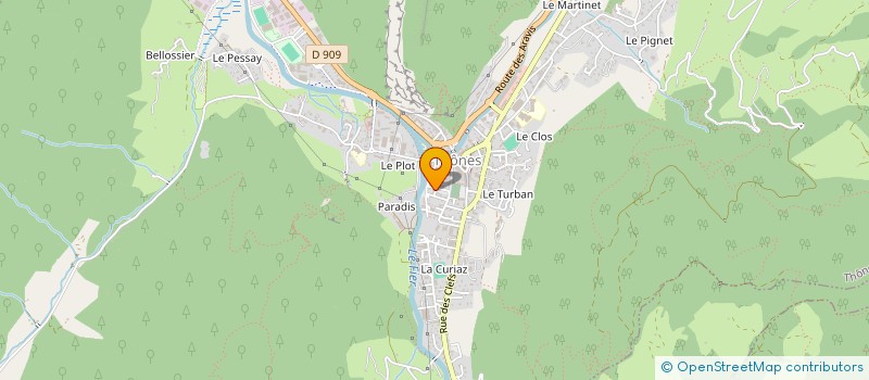 localisation de l'entreprise SERVICES ET TRAVAUX IMMOBILIERS à THONES
