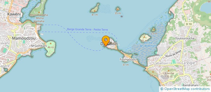 localisation de l'entreprise SERVICES ET TRAVAUX MARITIMES DE MAYOTTE à DZAOUDZI
