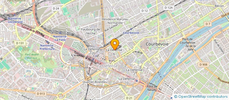 localisation de l'entreprise SERVICES ETUDES REALISATIONS INFORMATIQU à COURBEVOIE