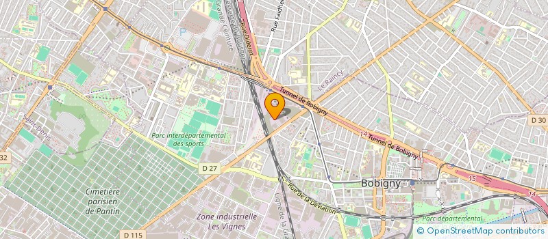 localisation de l'entreprise SERVICES EXPRESS FORMES DECOUPES à BOBIGNY