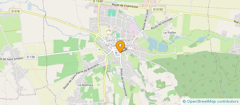 localisation de l'entreprise SERVICES FAUGERON à SAINT-ETIENNE-DE-SAINT-GEOIRS