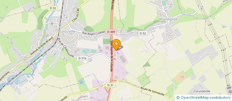 localisation de l'entreprise SERVICES FILIERES BOIS  EPOUVILLE