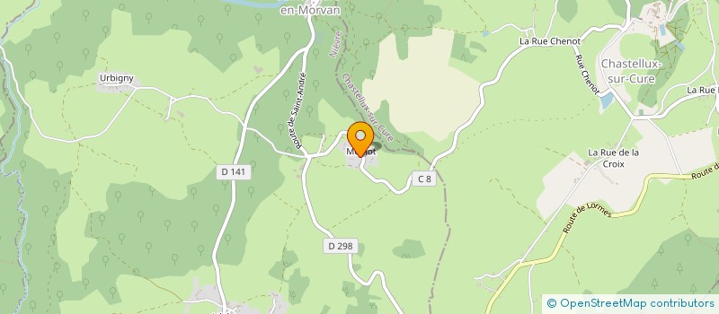localisation de l'entreprise SERVICES FORESTIERS NIVERNAIS à SAINT-ANDRE-EN-MORVAN