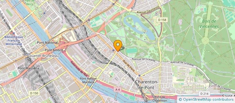 localisation de l'entreprise SERVICES FORMATIONS AUX ENTREPRISES  CHARENTON-LE-PONT