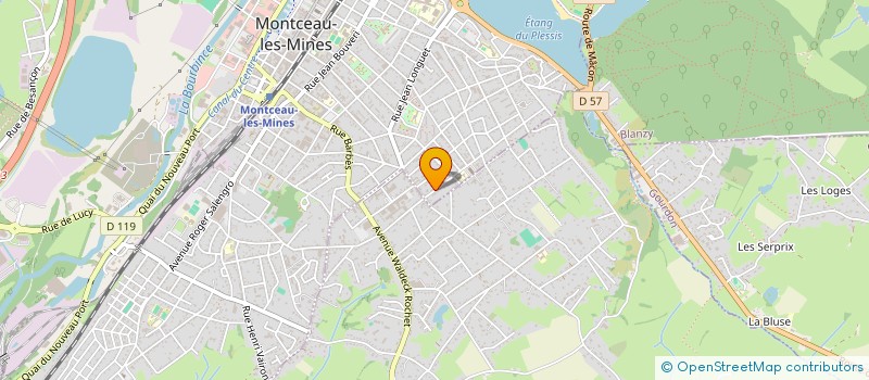 localisation de l'entreprise SERVICES FOURNITURES INDUSTRIELLES à MONTCEAU-LES-MINES