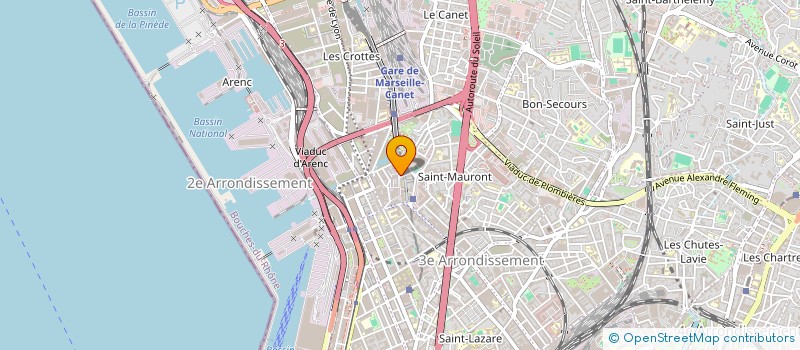 localisation de l'entreprise SERVICES FR HOLDING à MARSEILLE
