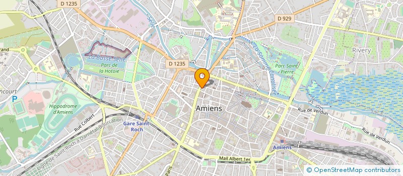 localisation de l'entreprise SERVICES FUNERAIRES BAYART  AMIENS