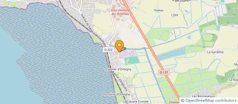 localisation de l'entreprise SERVICES FUNERAIRES DU PAYS ROCHELAIS à CHATELAILLON-PLAGE