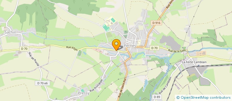 localisation de l'entreprise SERVICES FUNERAIRES DU PERNOIS  PERNES