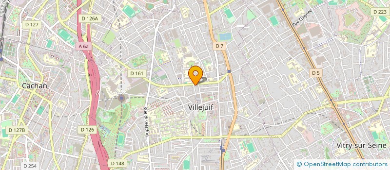 localisation de l'entreprise SERVICES FUNERAIRES DU VAL DE MARNE à VILLEJUIF