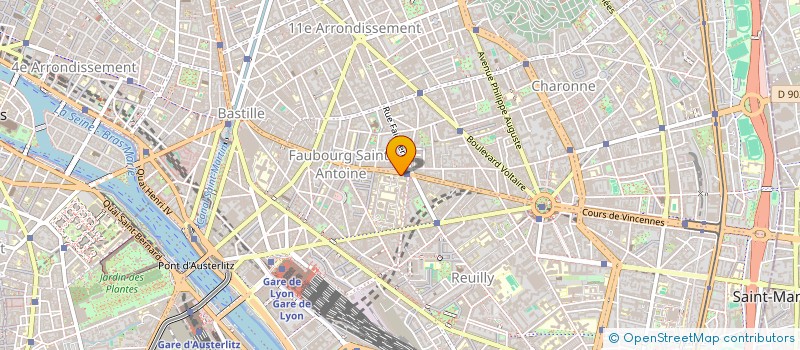 localisation de l'entreprise SERVICES FUNERAIRES FRANCILIENS à PARIS 12