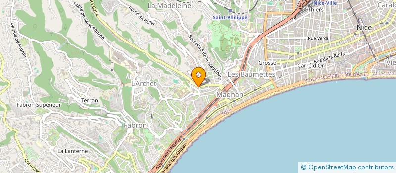 localisation de l'entreprise SERVICES FUNERAIRES L'UNION à NICE