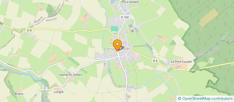 localisation de l'entreprise SERVICES FUNERAIRES LIBRES à CERISY-LA-FORET