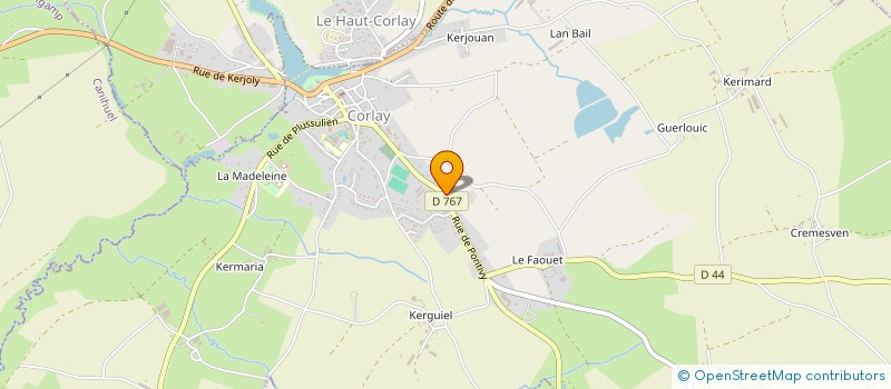 localisation de l'entreprise SERVICES FUNERAIRES MOLLET à CORLAY