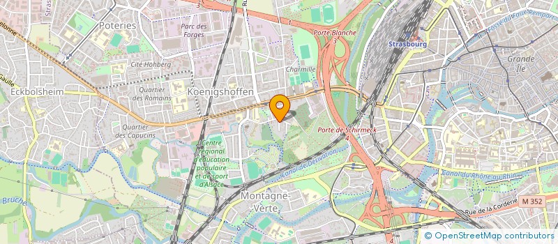 localisation de l'entreprise SERVICES FUNERAIRES OMUR à STRASBOURG
