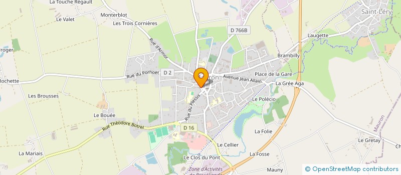 localisation de l'entreprise SERVICES FUNERAIRES PICHONNET  MAURON