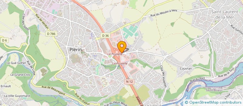 localisation de l'entreprise SERVICES FUNERAIRES PLERINAIS à PLERIN