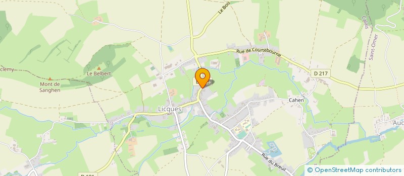 localisation de l'entreprise SERVICES GAGNANTS  LICQUES