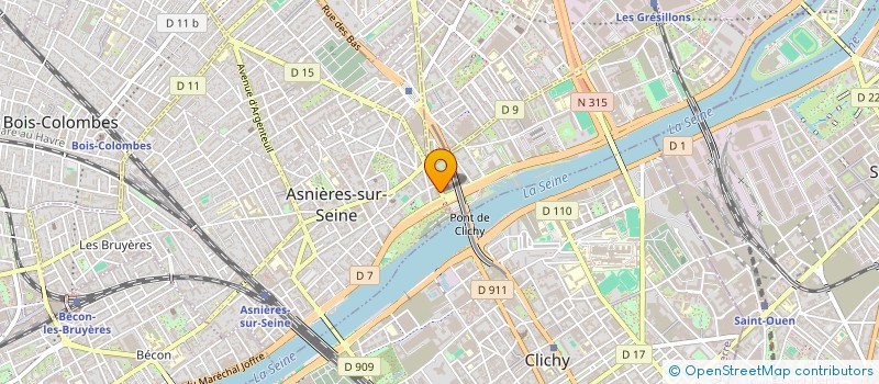 localisation de l'entreprise SERVICES GARDIENNAGE à ASNIERES-SUR-SEINE